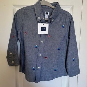 Ski Bum button down from Janie and Jack!
